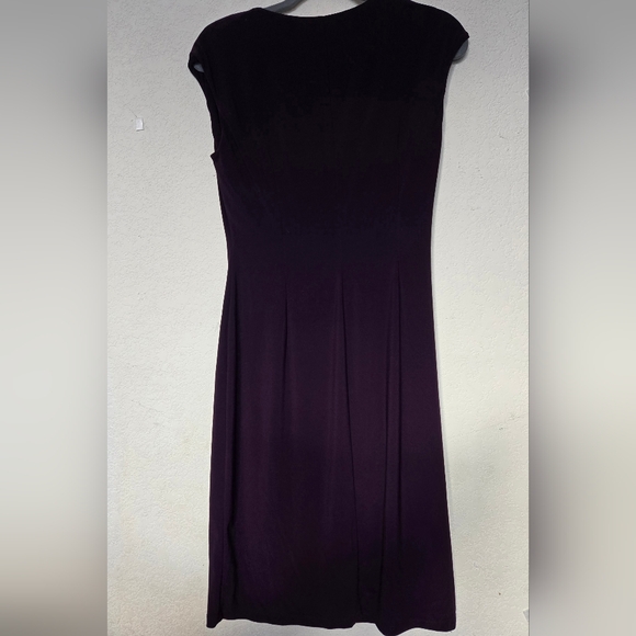 Ralph Lauren Elegant Purple Sleeveless Dress.Size 10 - Picture 9 of 10